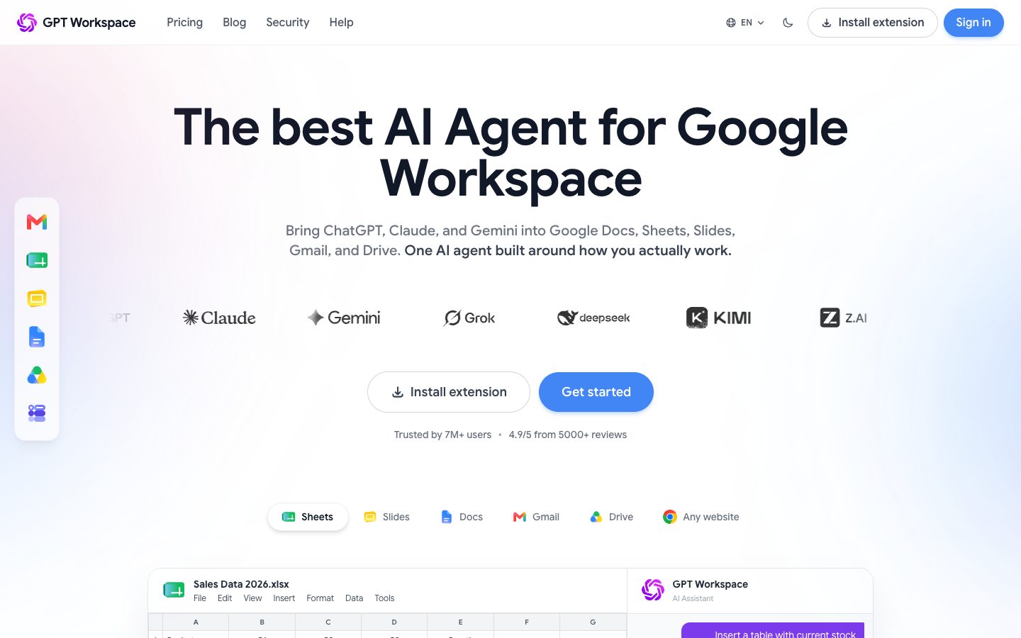 GPT Workspace preview