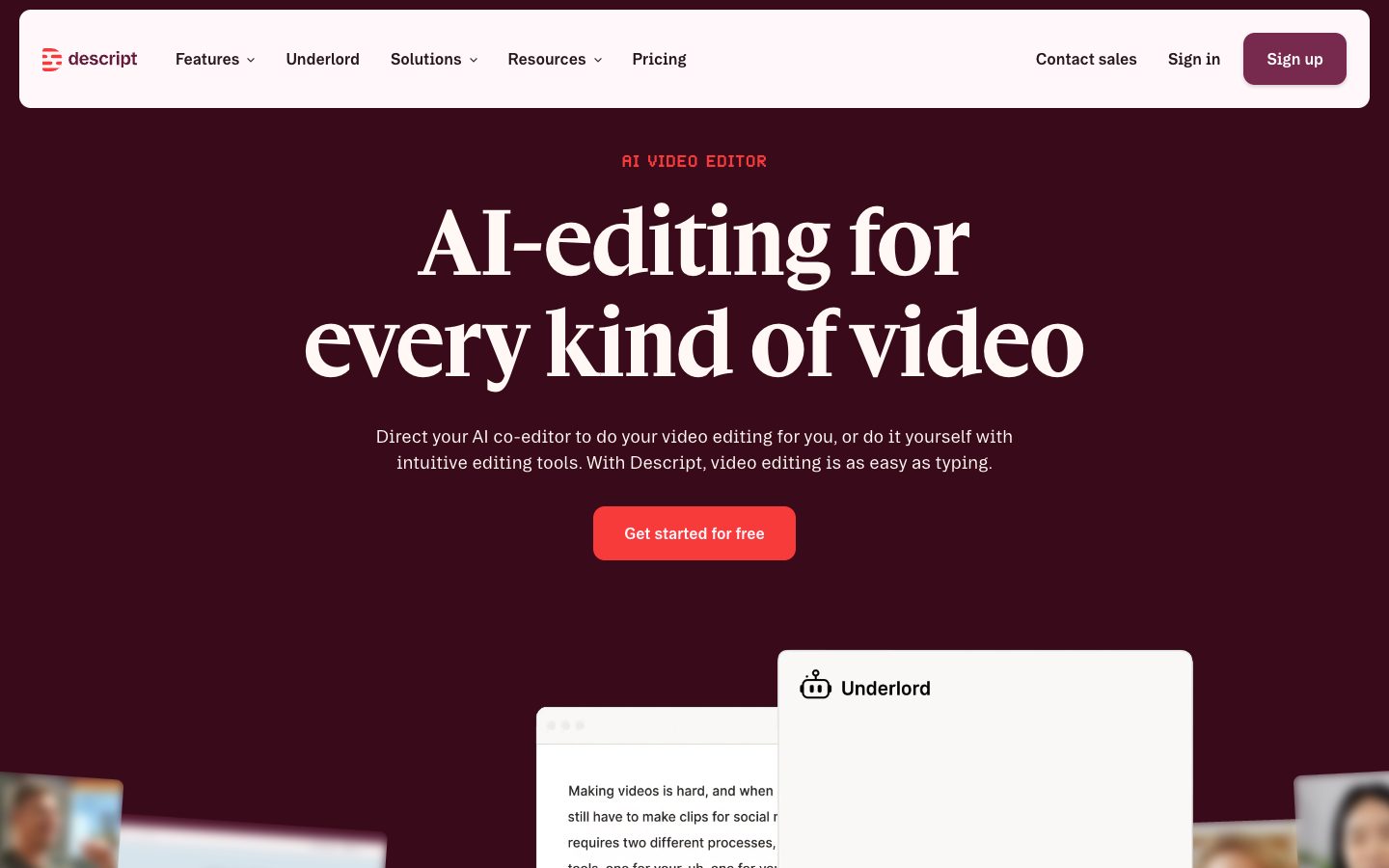 Descript — Screenshots 1
