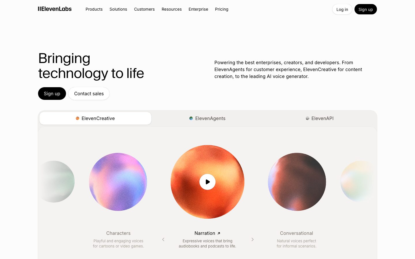 ElevenLabs preview