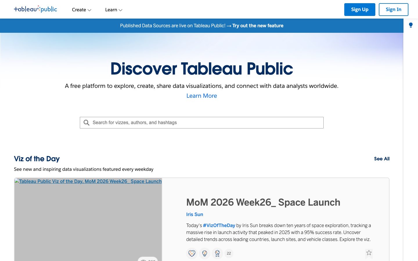 Tableau Public — Screenshots 1
