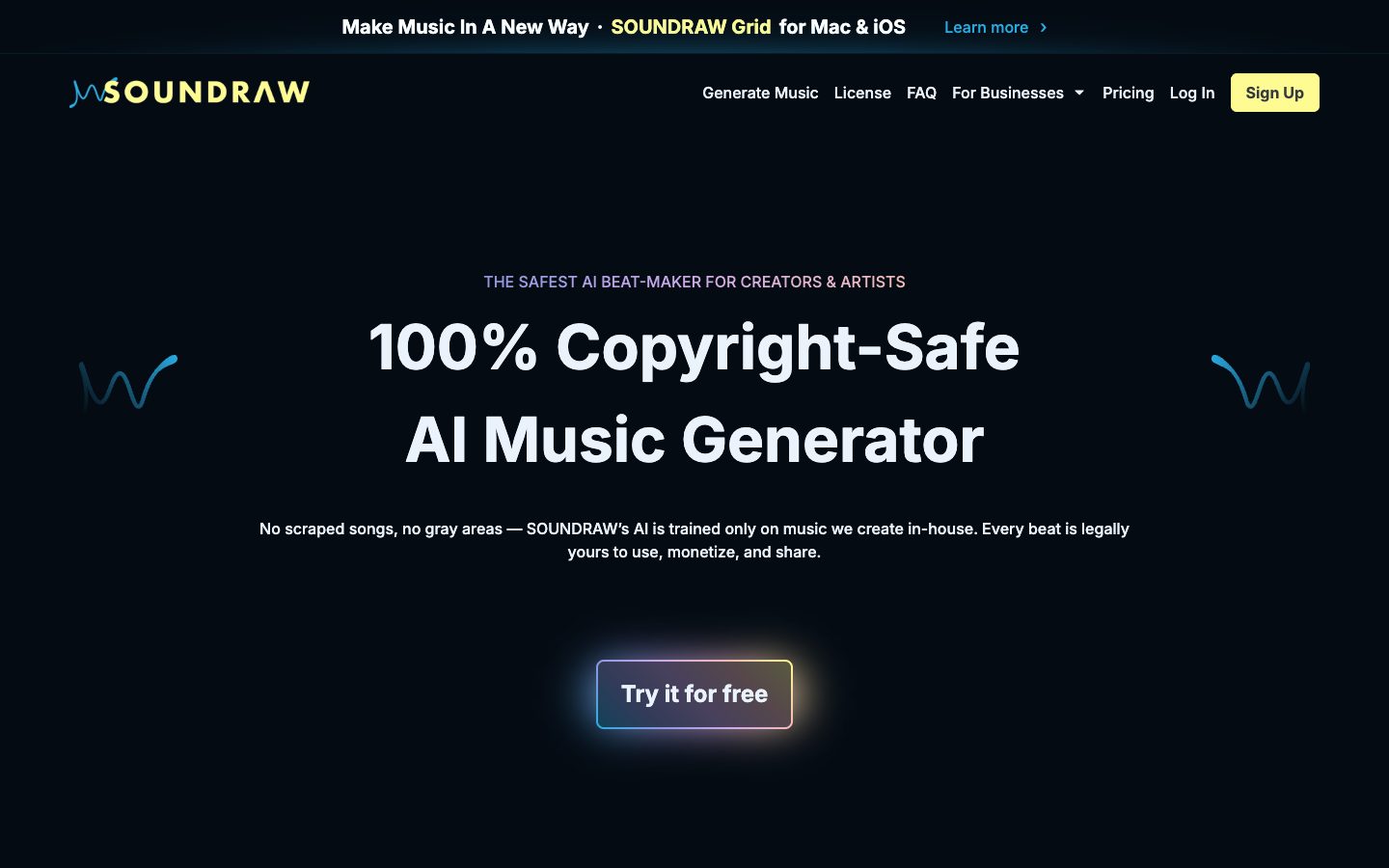 SOUNDRAW — Screenshots 1