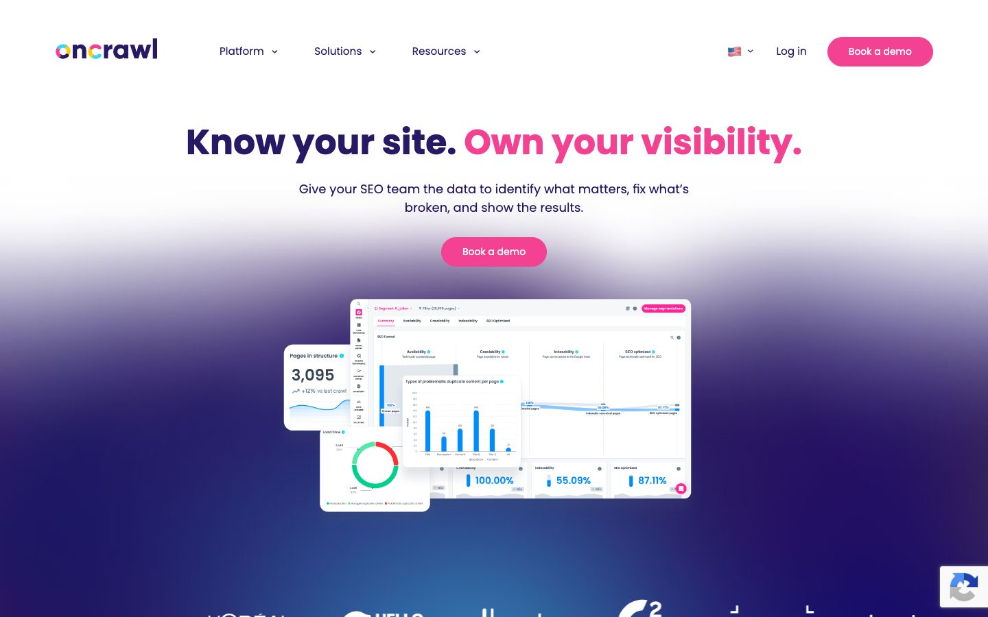 OnCrawl preview