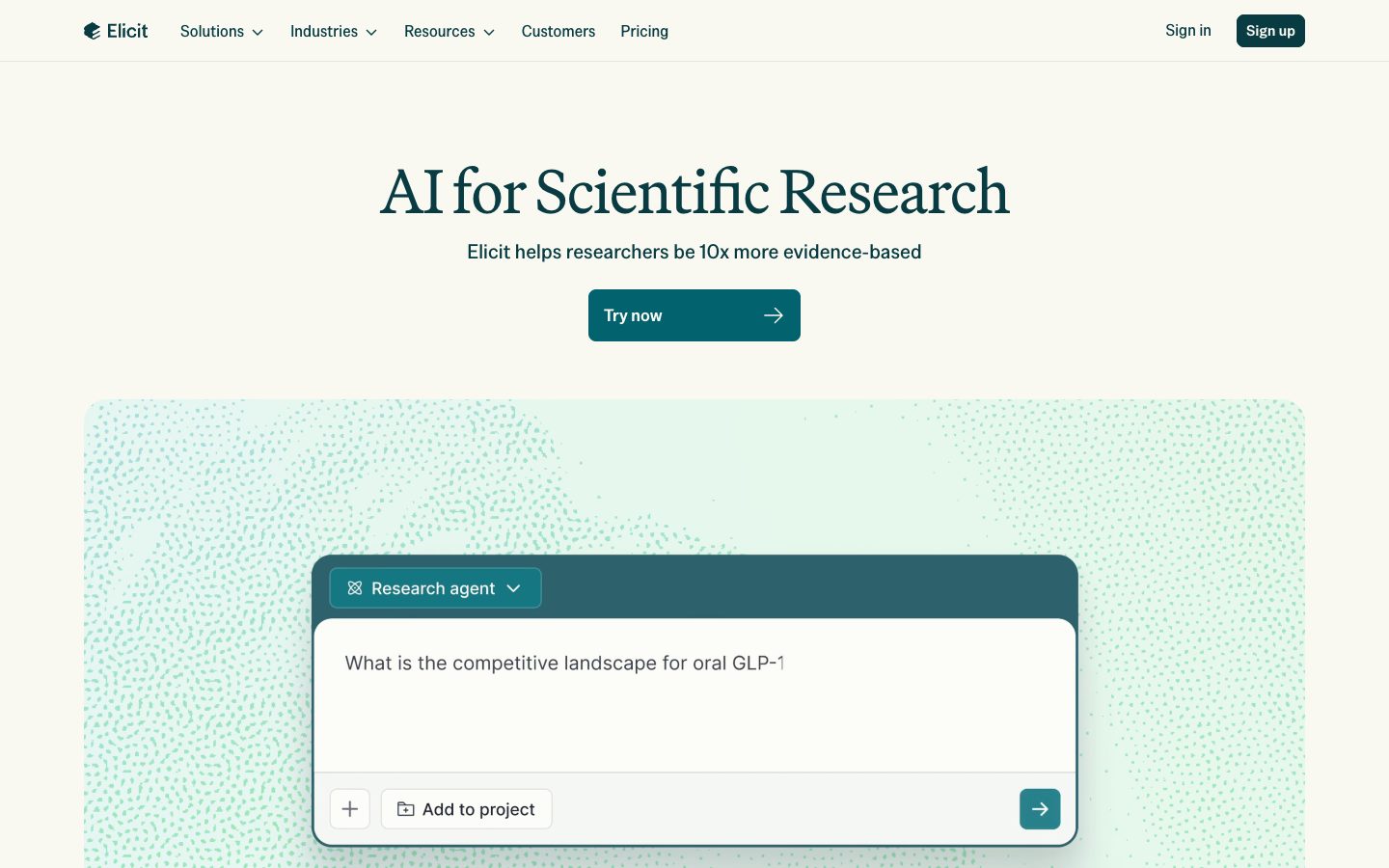Elicit — Screenshots 1