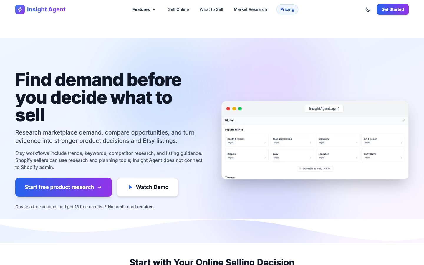 InsightAgent — Screenshots 1
