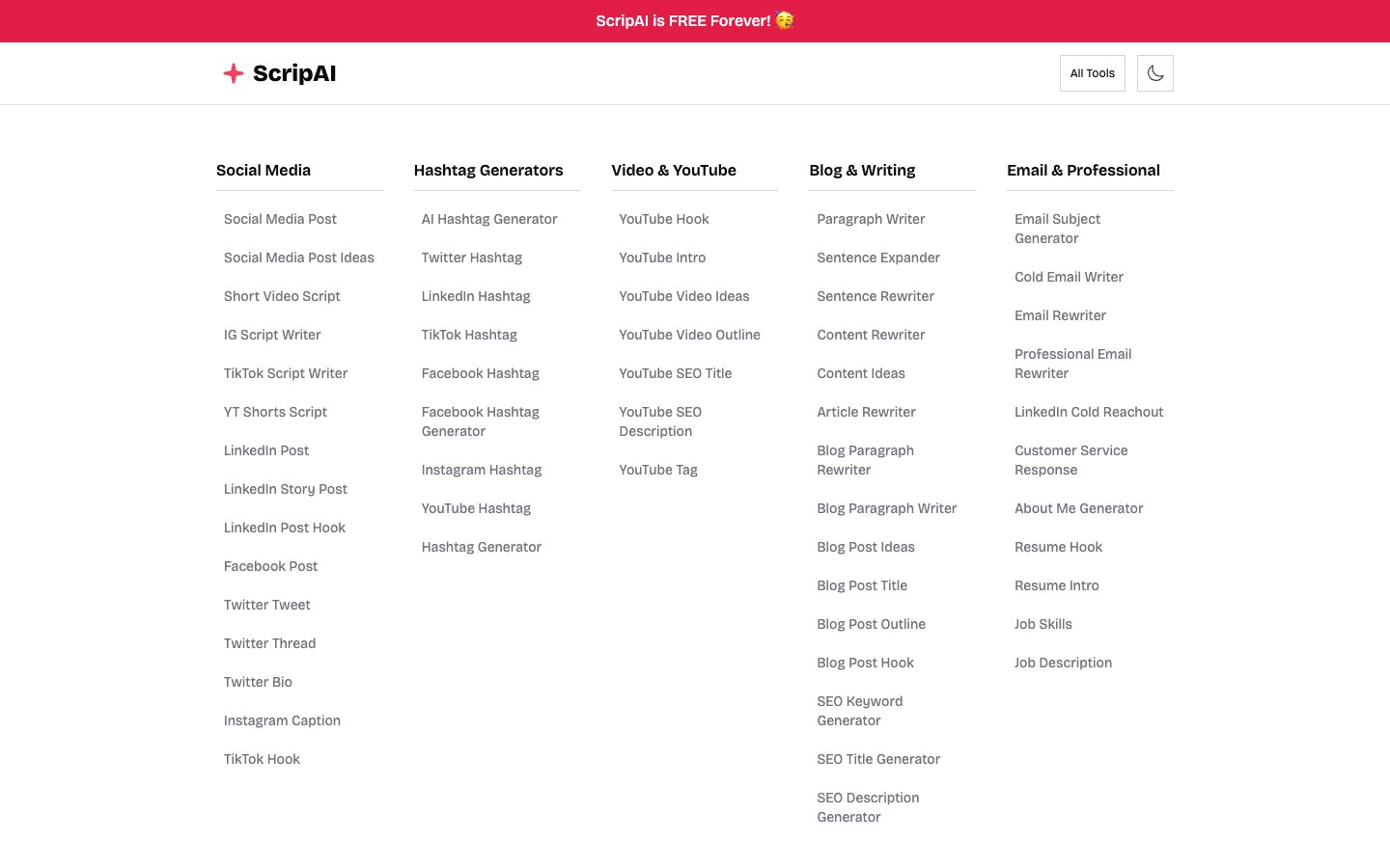 ScripAI preview
