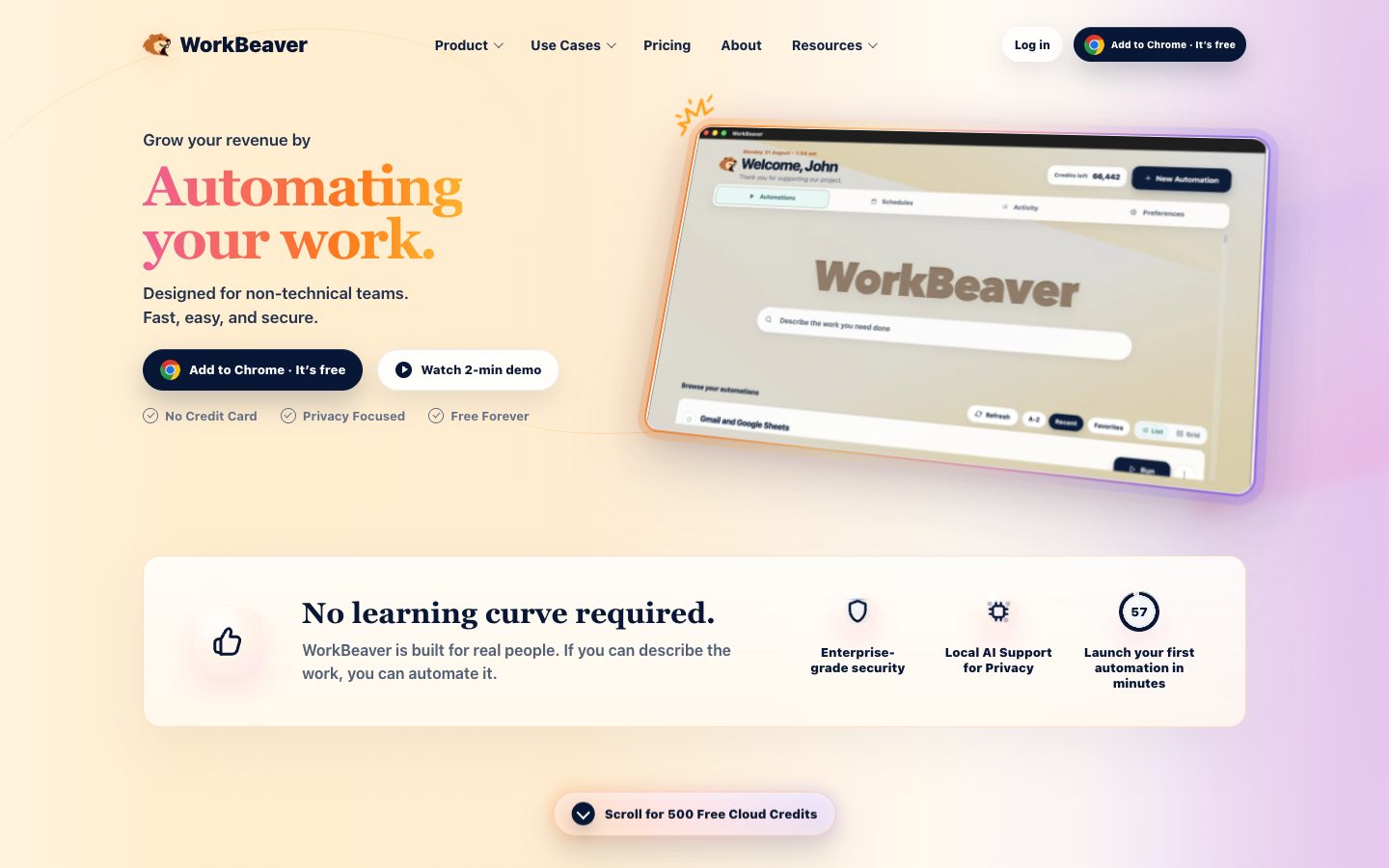 WorkBeaver — Screenshots 1