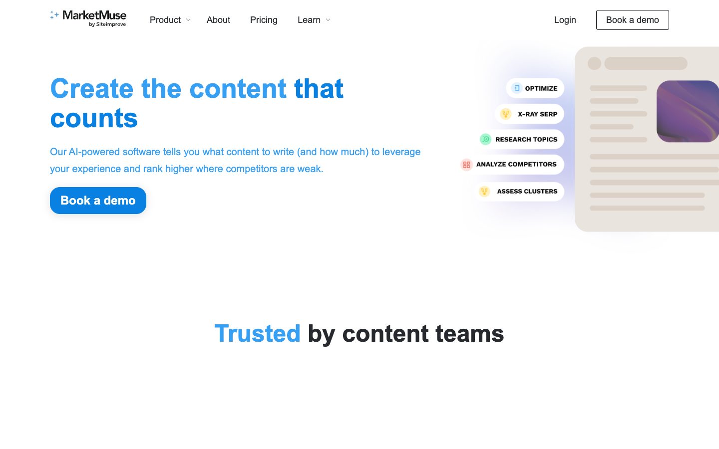 MarketMuse preview