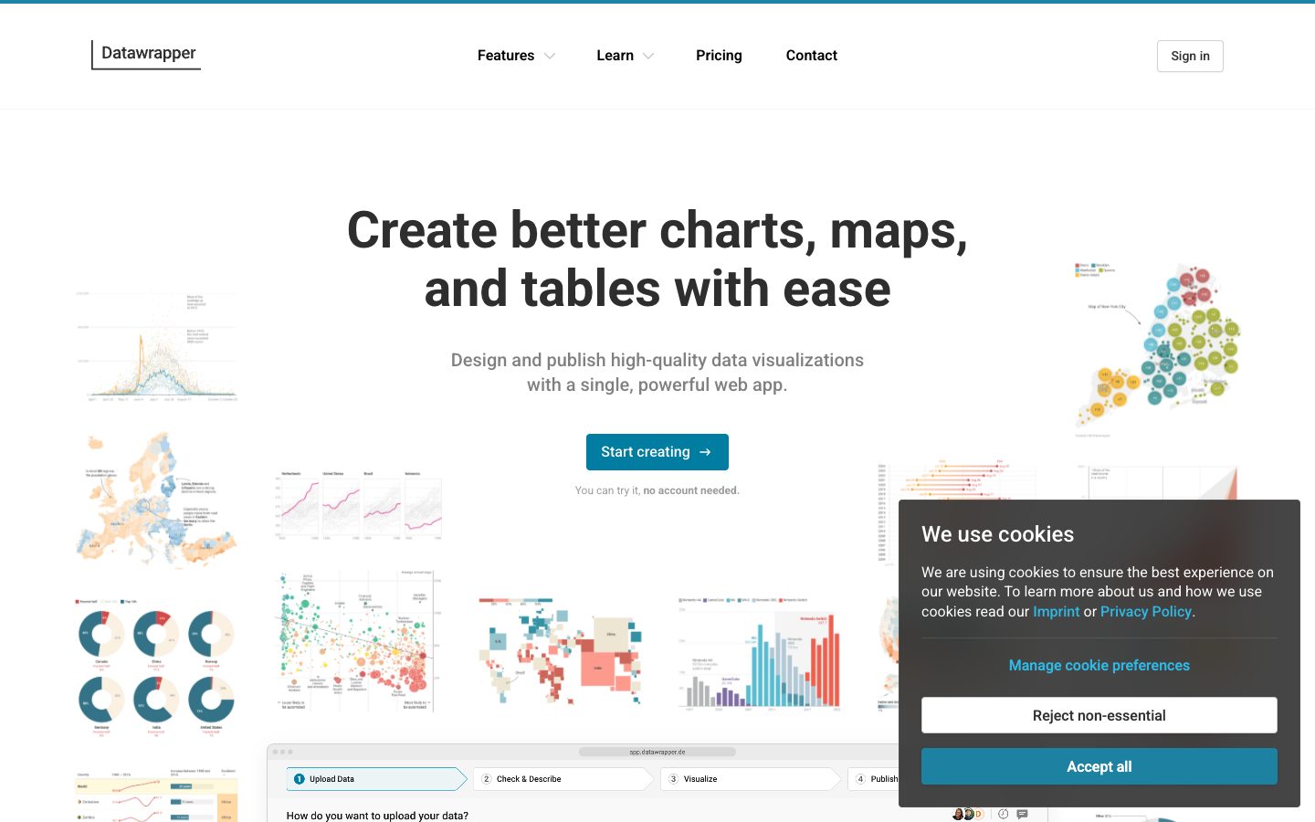 Datawrapper — Screenshots 1