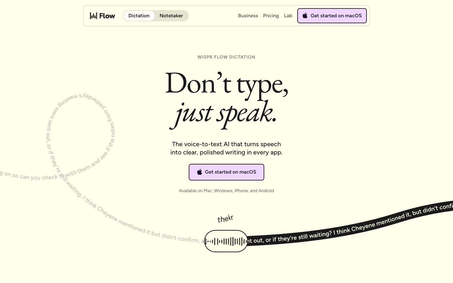 Wispr Flow preview