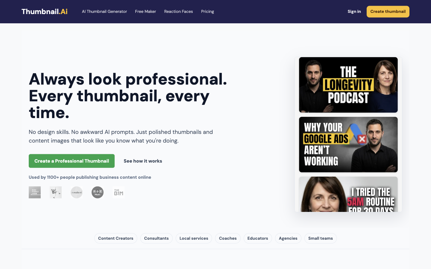 Thumbnail.AI preview