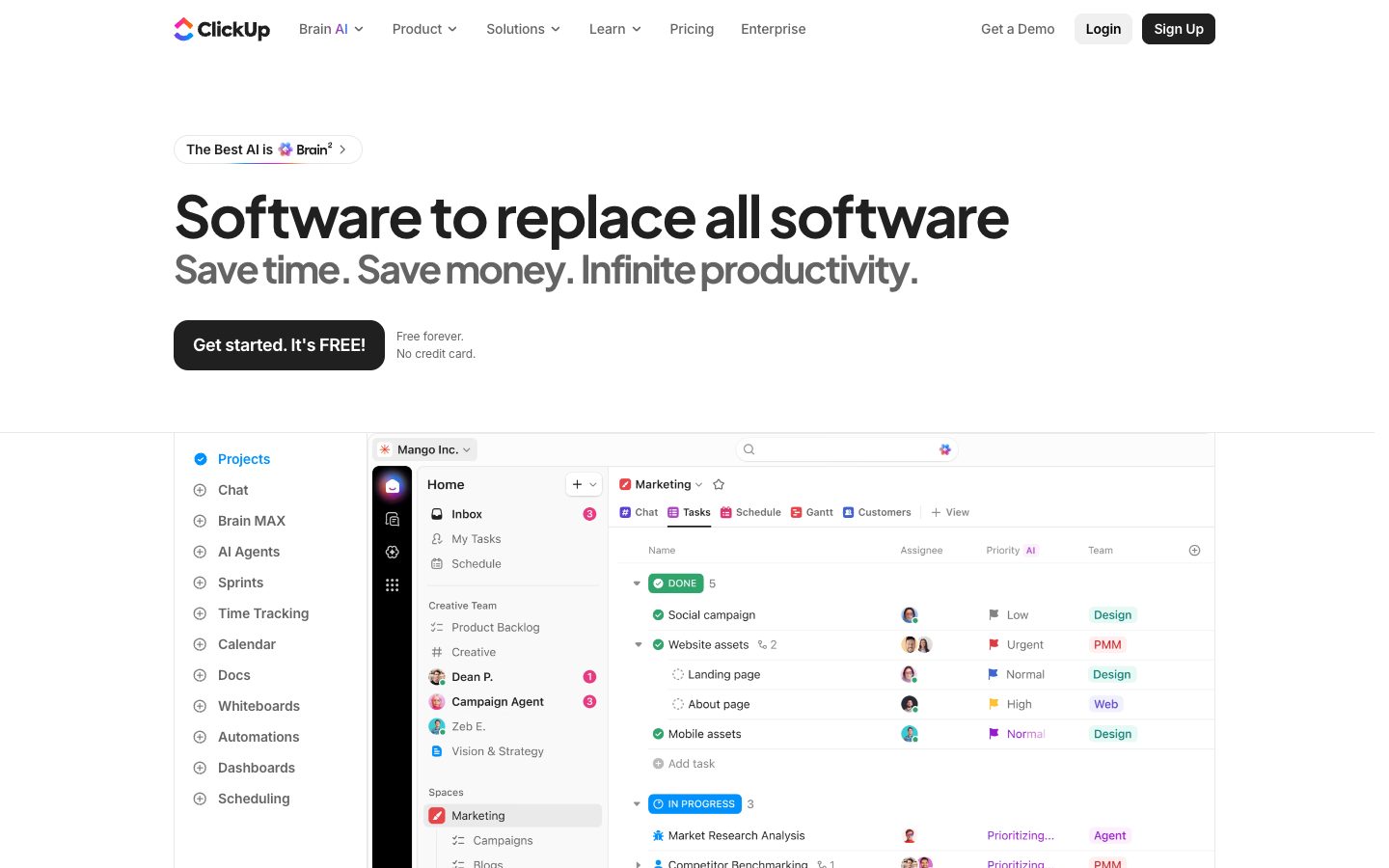 ClickUp preview