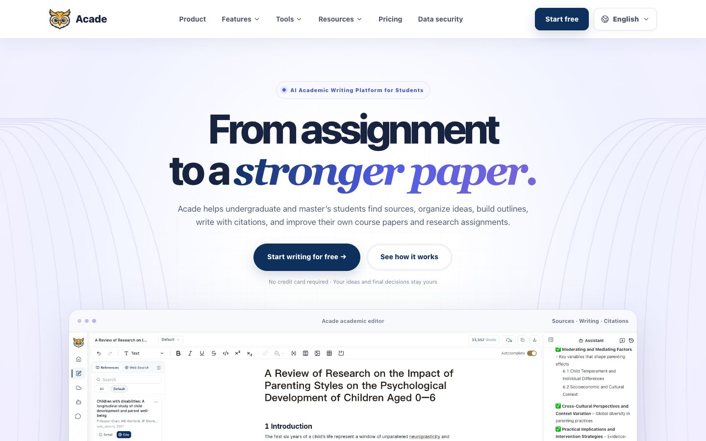 Acade.ai — Screenshots 1