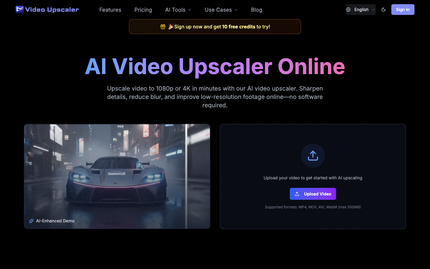 VideoUpscale.net preview