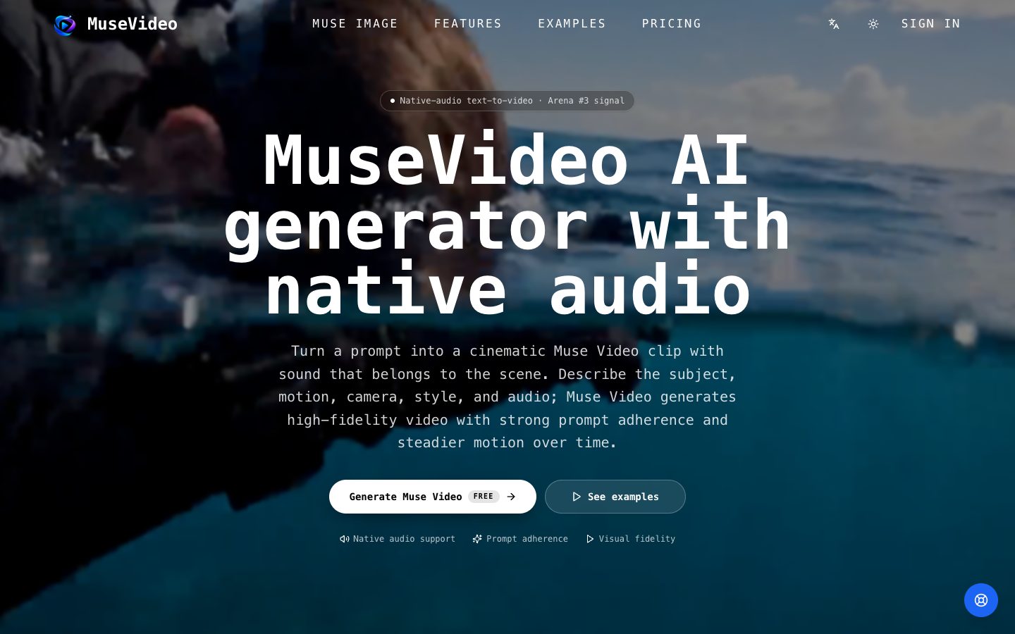 Muse Video AI preview