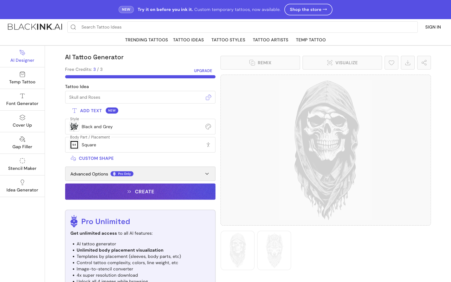 BlackInk.ai preview