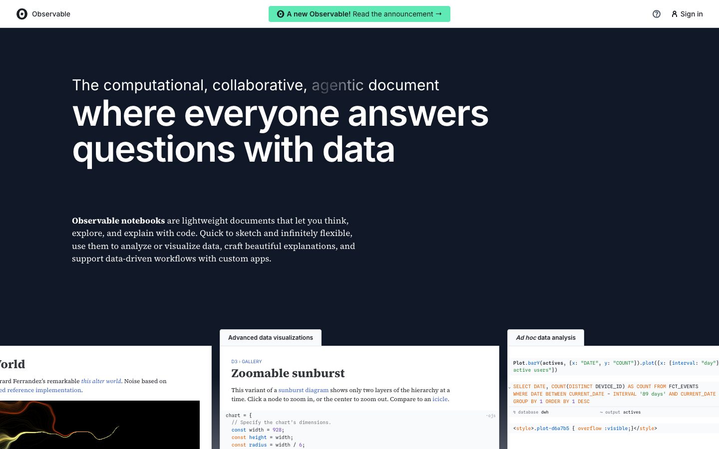 Observable — Screenshots 1