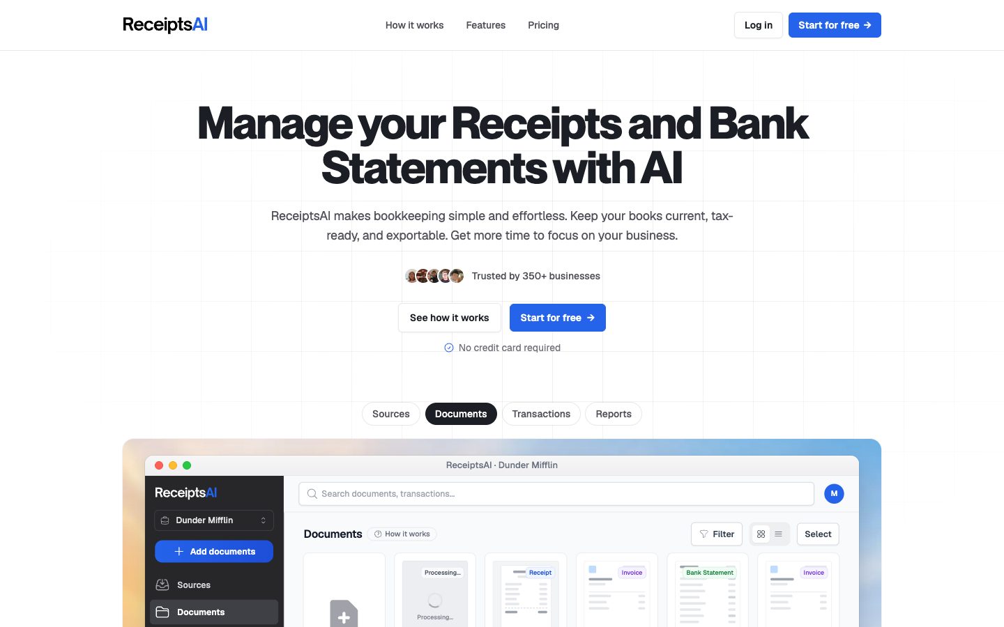 ReceiptsAI — Screenshots 1