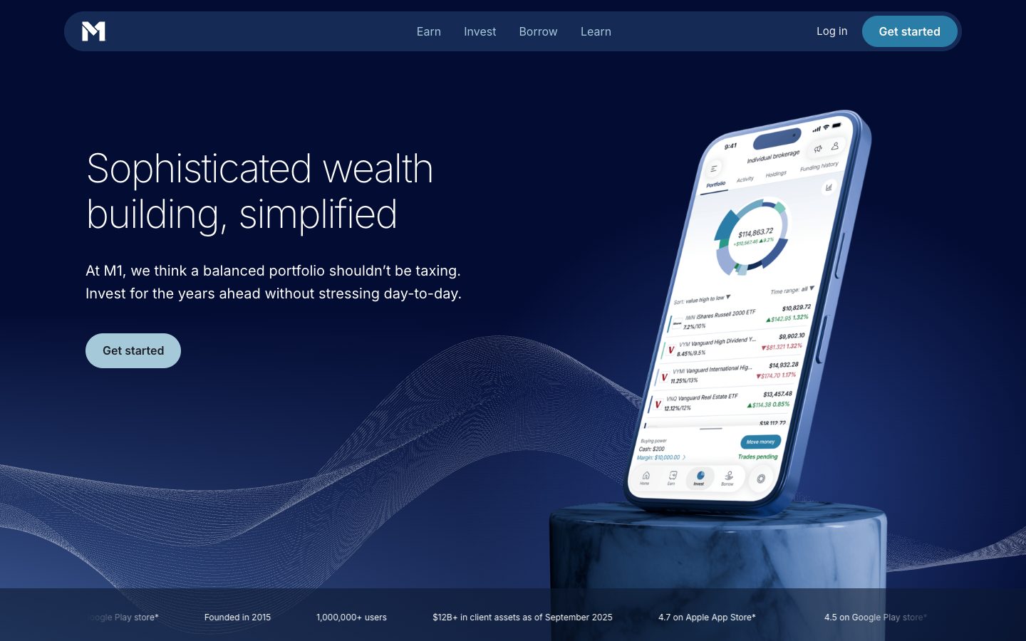 M1 Finance — Screenshots 1