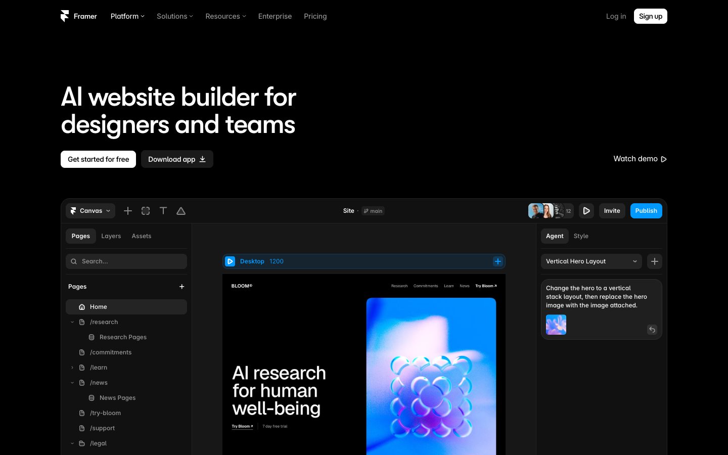 Framer AI — Screenshots 1